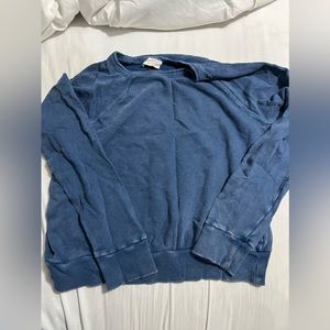 Blue crewneck sweater